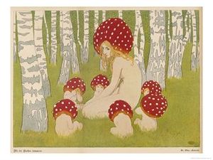 10007859~Creatures-of-the-Woods-in-Their-Toadstool-Hats-Posters