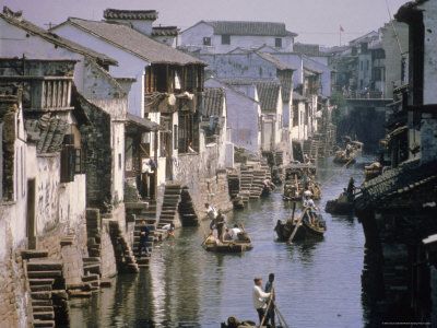 399-3689~Ancient-Canal-in-the-City-Part-of-the-Great-Canal-the-Longest-in-China-Soochow-Suzhou-China-Posters