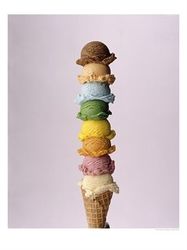 426583~Ice-Cream-Cone-with-Many-Colored-Scoops-Posters